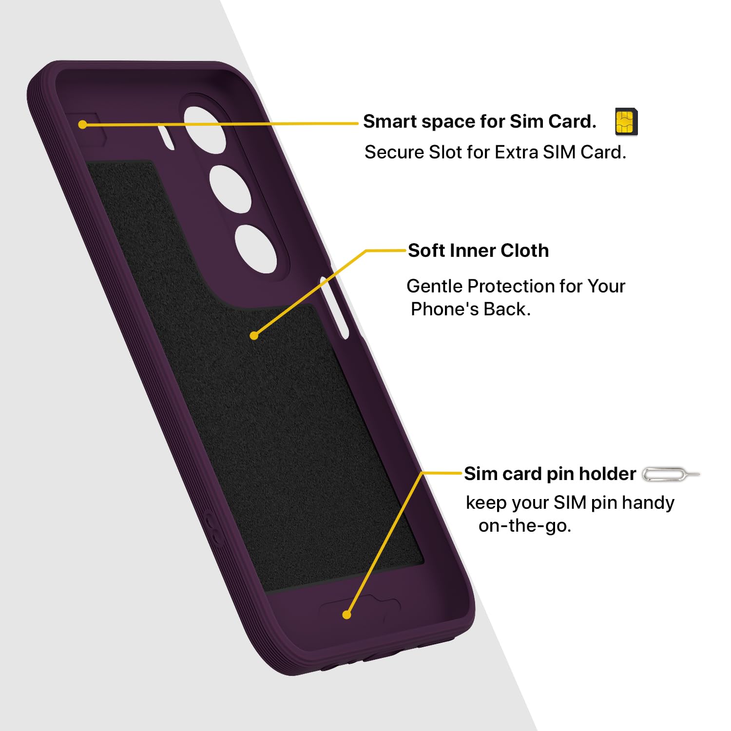 Realme C100x phone cover in purple by Pikkme – photo 6