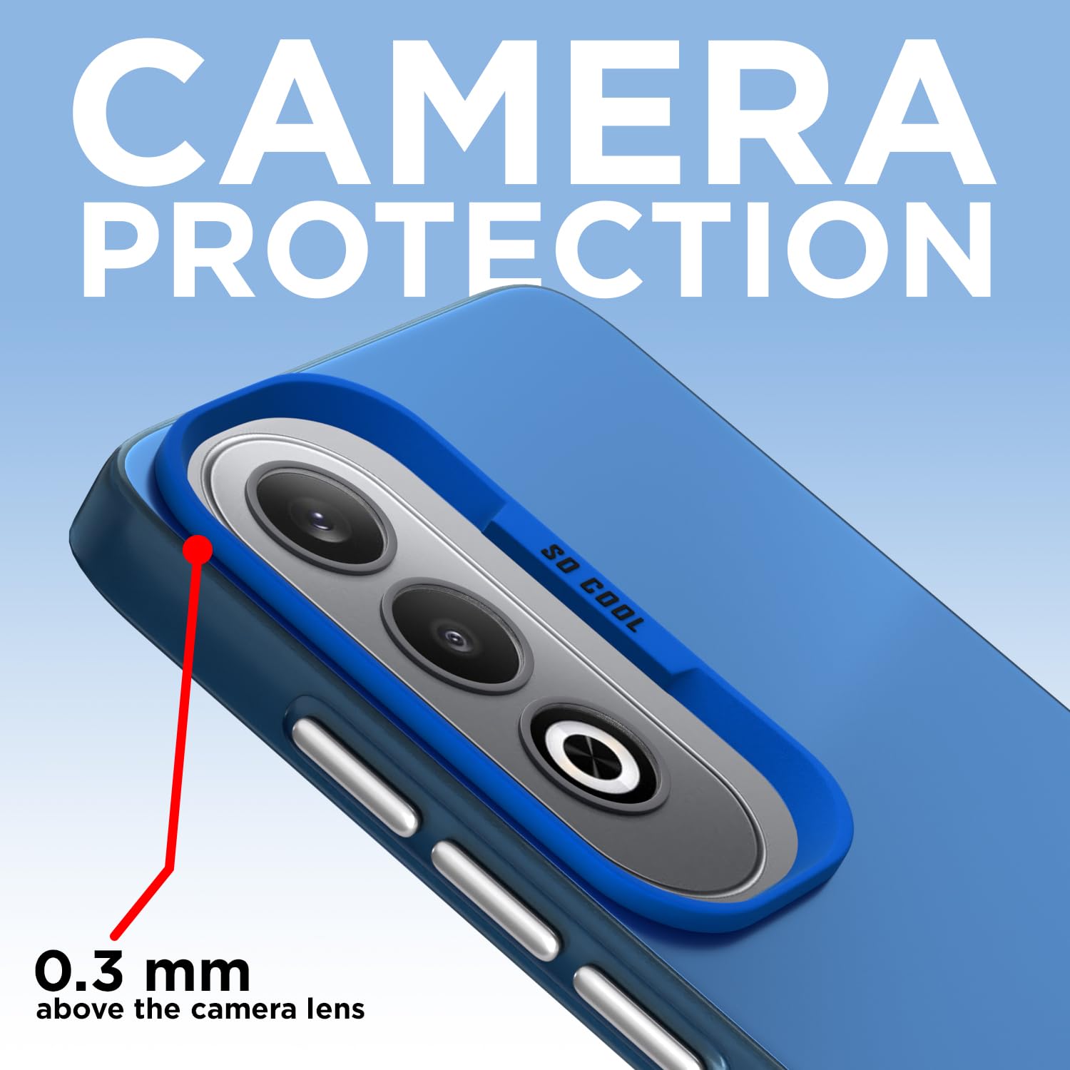 Pikkme OnePlus Nord CE 4 5G Matte blue mobile back cover – photo 6