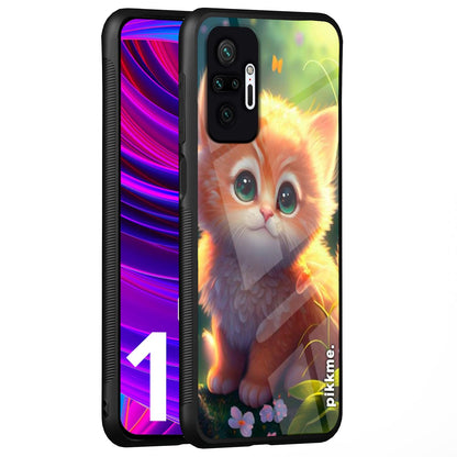 Pikkme Cat back cover for Redmi Note 10 Pro/Note 10 Pro Max