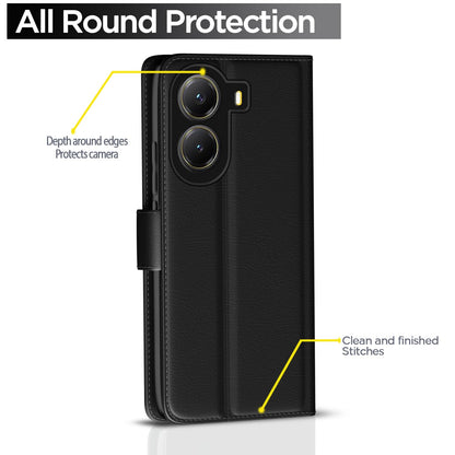 Pikkme black Wallet wallet flip cover for POCO X7 Pro 5G – photo 4