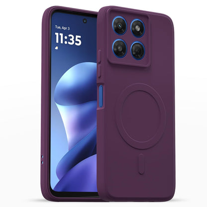 Pikkme Moto G37 5G MagSafe purple mobile back cover