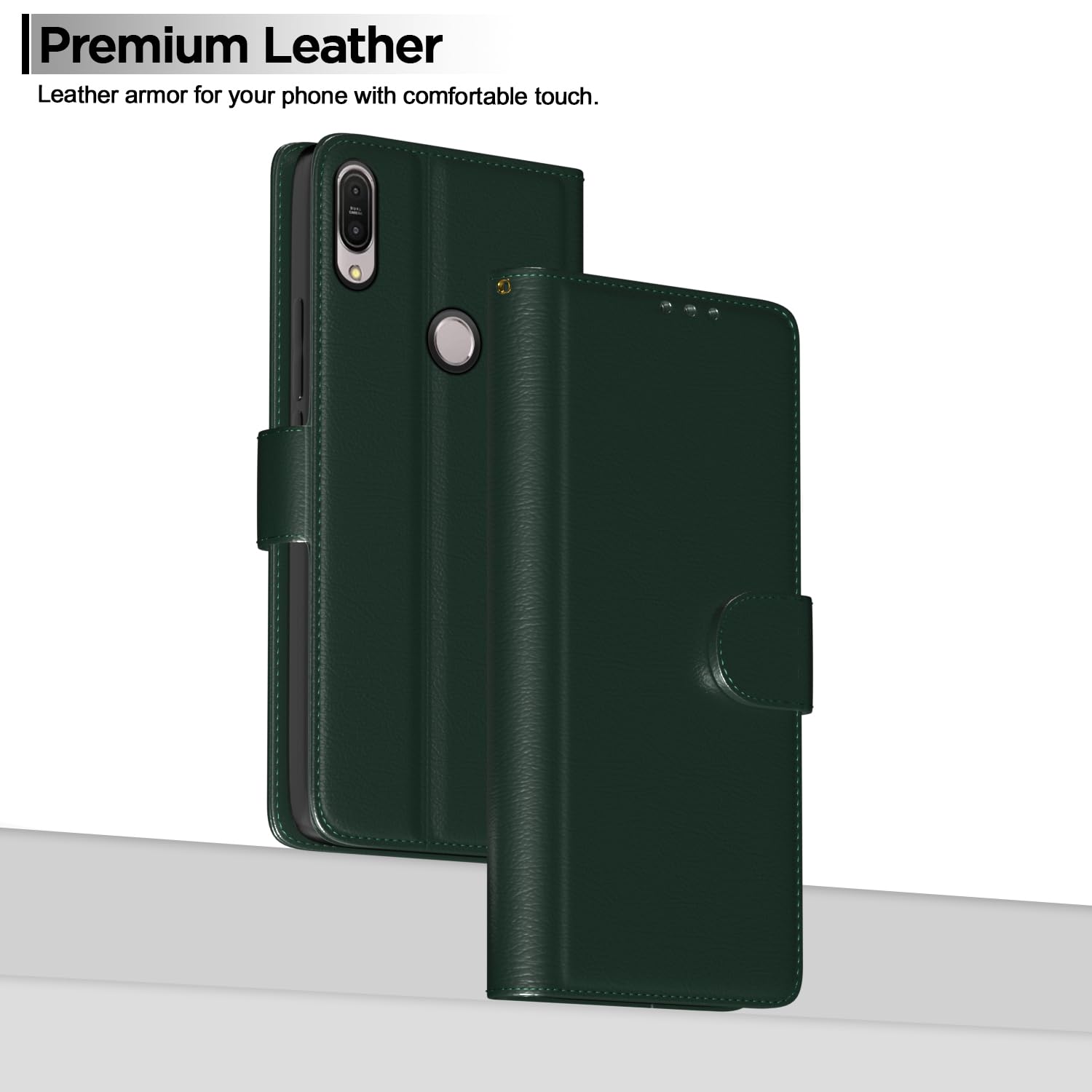 Pikkme Asus Zenfone Max Pro M1 Vintage Flip Cover (Green)