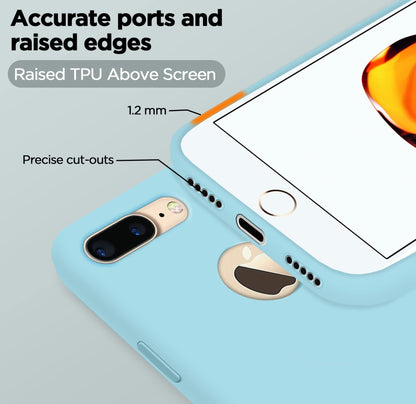 iPhone 7 Plus/8 Plus mobile back cover in sea blue by Pikkme – photo 2