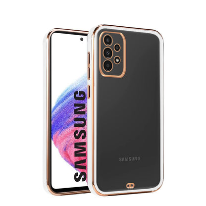Samsung A53 5G Chrome mobile cover in white by Pikkme