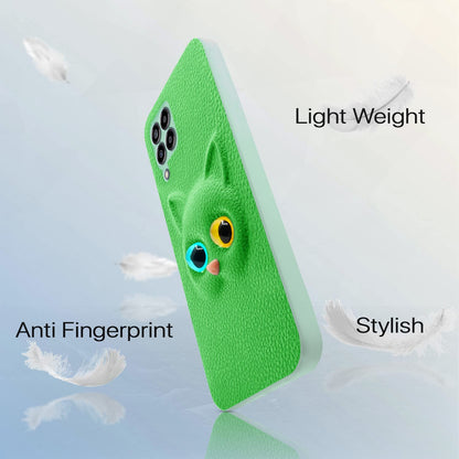 Pikkme Samsung M33 5G Cat green mobile back cover – photo 5