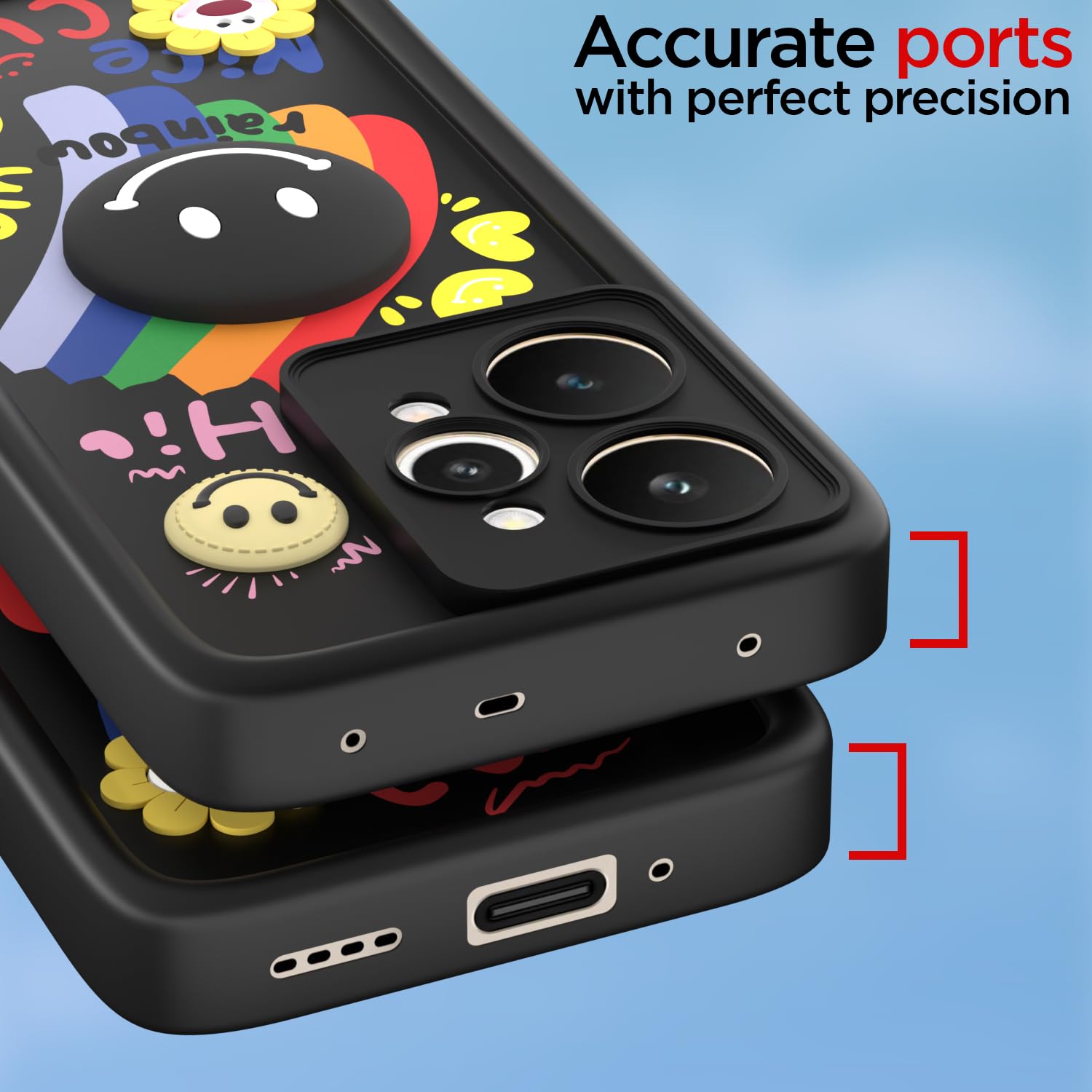 Black Soft Silicone back cover for Realme 15 5G – Pikkme – photo 4