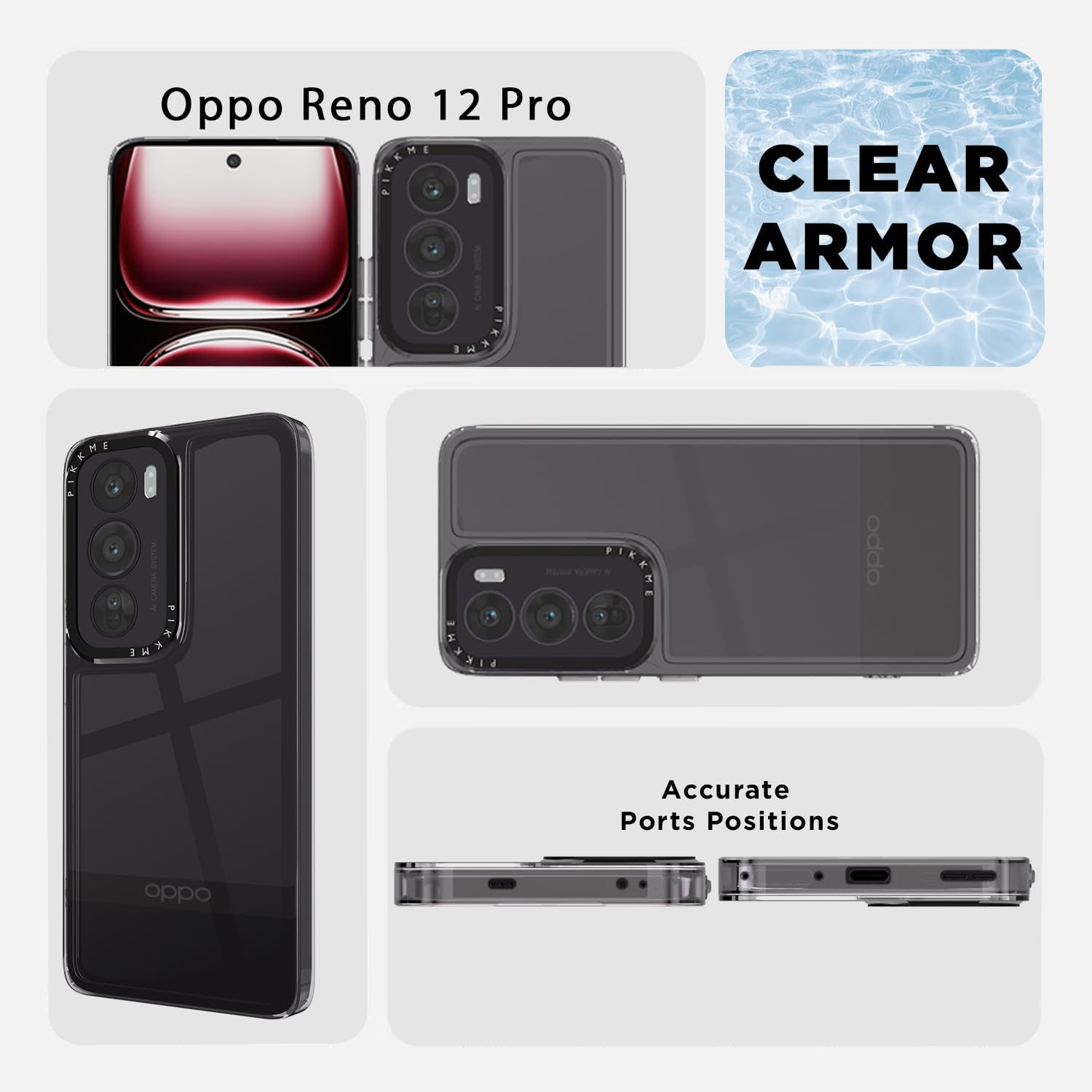 Oppo Reno 12 Pro 5G phone cover in transparent by Pikkme – photo 6