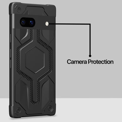 Pikkme black Hybrid mobile back cover for Google Pixel 7A – photo 3