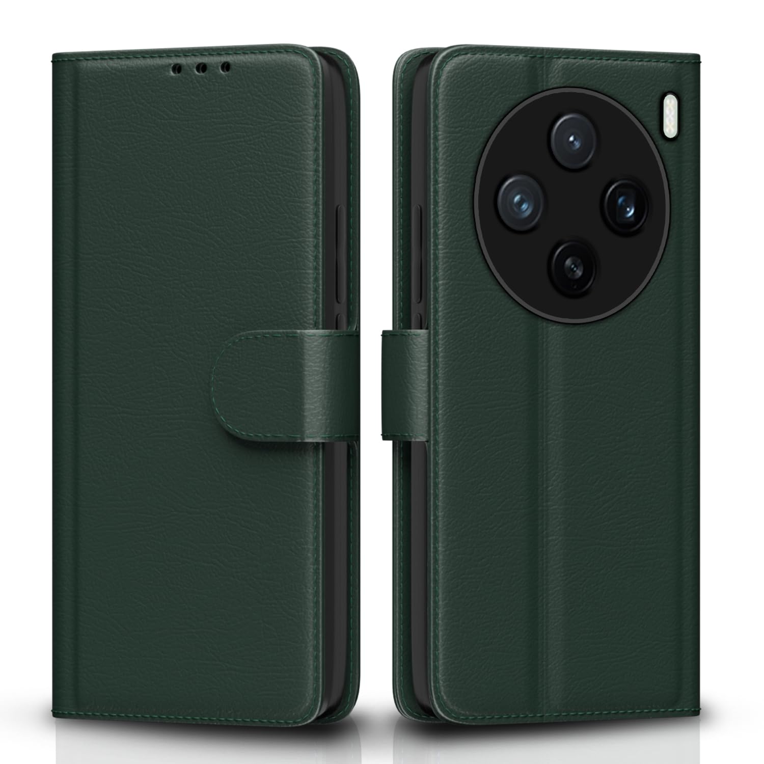 Pikkme green flip case for Vivo X200 5G
