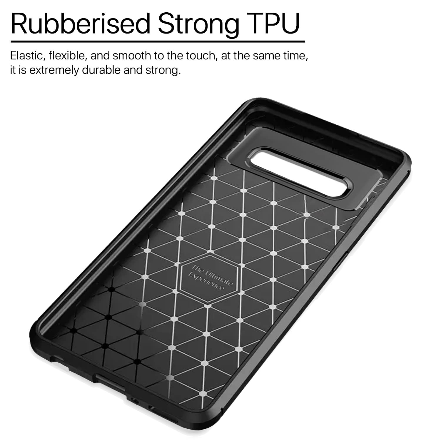 Samsung S10 Plus Carbon mobile cover in black by Pikkme – photo 7