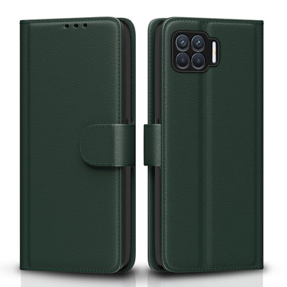 Pikkme Oppo F17 Pro green flip cover