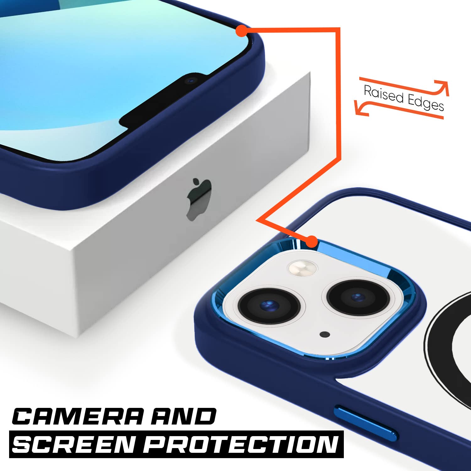 Pikkme iPhone 13 Magsafe Back Cover (Blue)