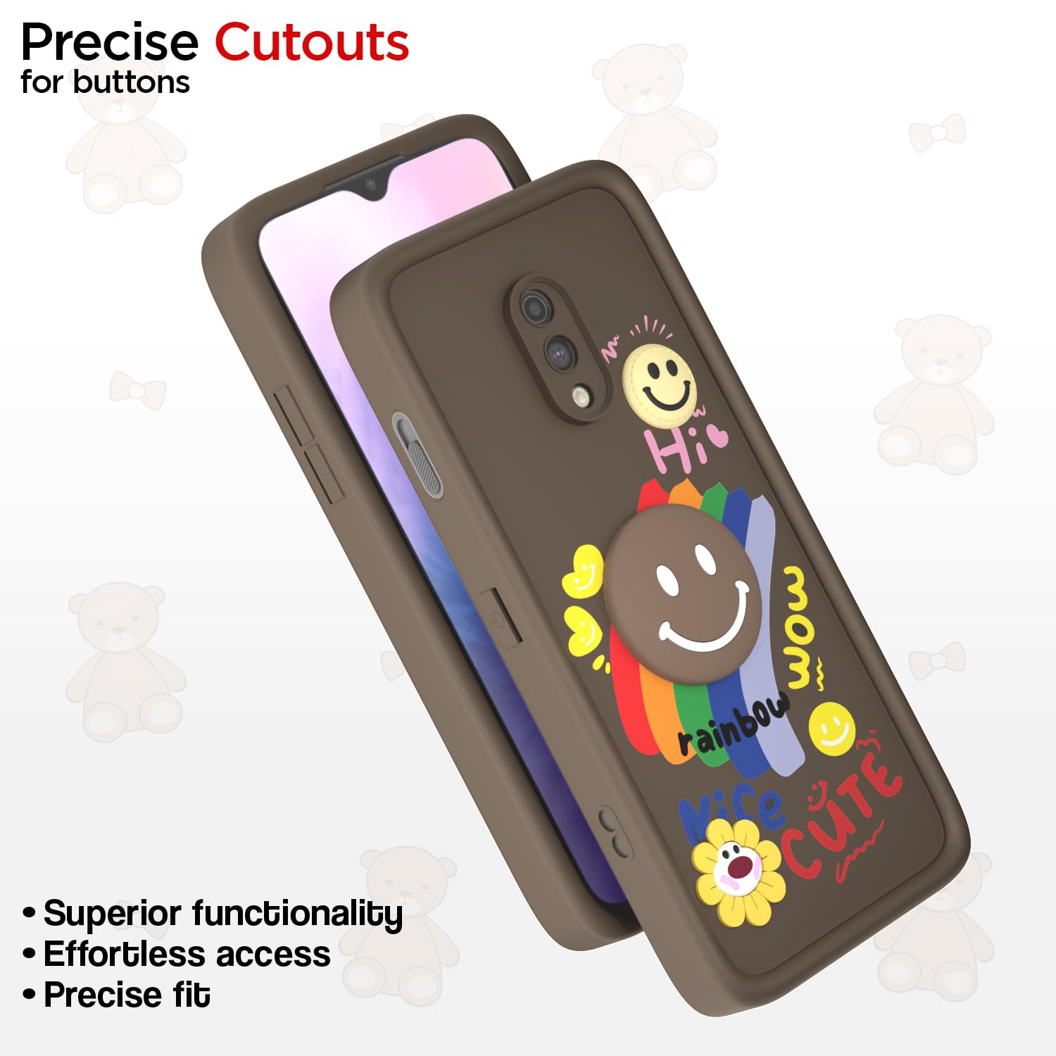 Brown phone cover for OnePlus 6T/7 – Pikkme – photo 6