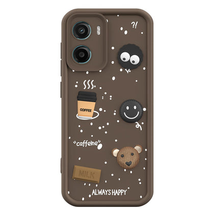 Moto G05/3D Silicone mobile back cover in brown by Pikkme – photo 7