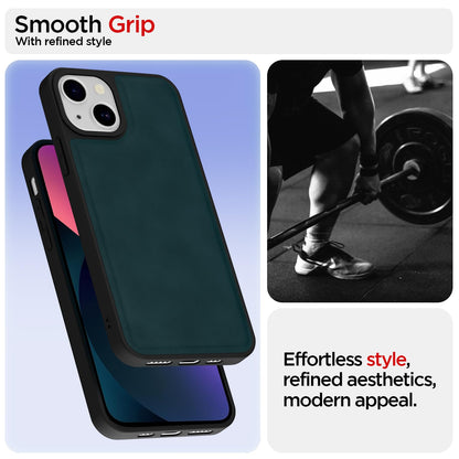 Pikkme green Leather phone cover for iPhone 13 – photo 3