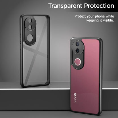 Pikkme Vivo V50 5G / V50e 5G Shockproof Sleek Hybrid Armor Eagle 2 Back Cover (Black)