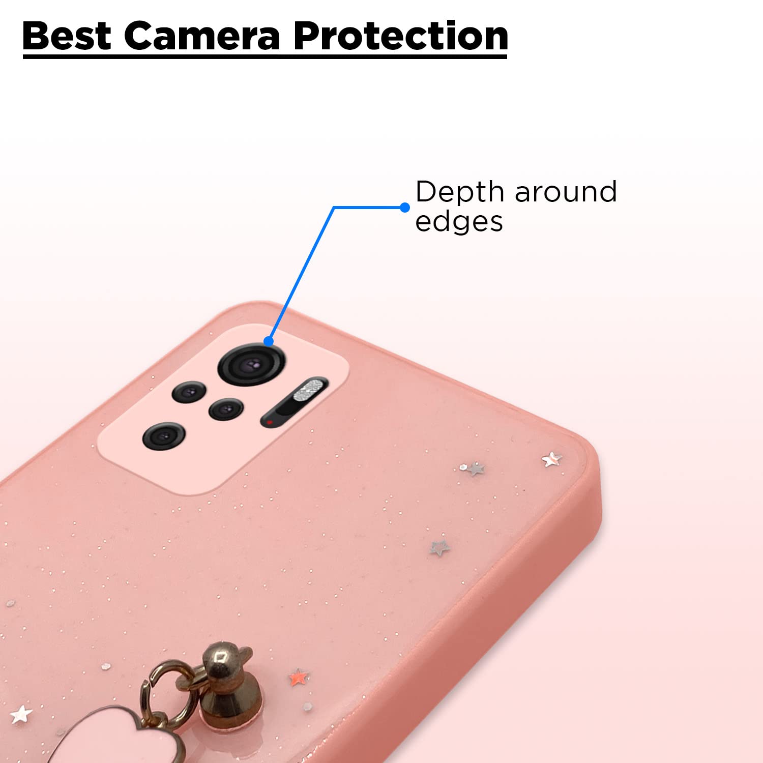 Pink phone cover for Redmi Note 10/Note 10s – Pikkme – photo 2