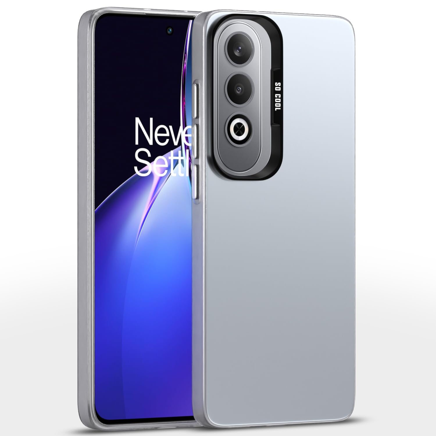 OnePlus Nord CE 4 5G Matte back cover in silver by Pikkme