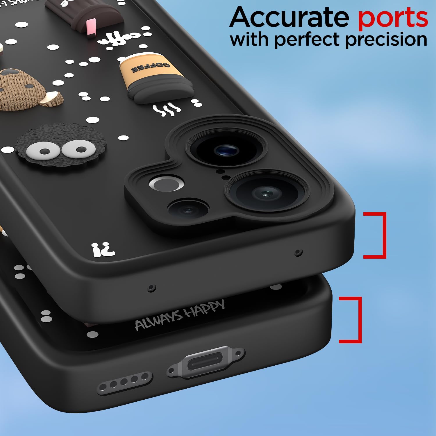 Black Silicone phone cover for Vivo X200 FE 5G/3D – Pikkme – photo 4