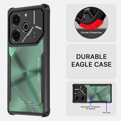 Black Clear phone cover for Tecno Pova 6 Pro 5G – Pikkme – photo 5