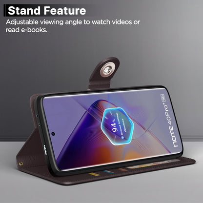 Pikkme Infinix Note 40 Pro Plus 5G coffee flip case – photo 3