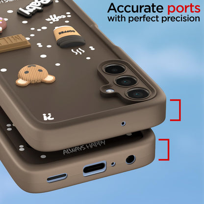 Pikkme Samsung A15 4G/A15 5G Silicone brown back cover – photo 4