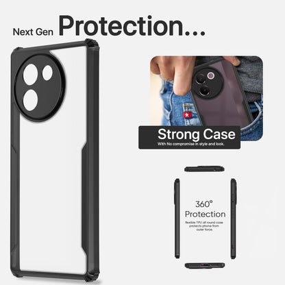 Black Clear phone cover for Vivo V30e 5G – Pikkme – photo 6