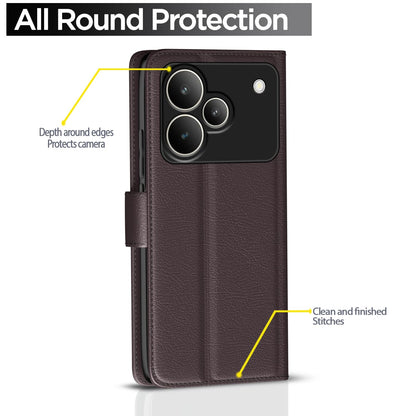 Pikkme coffee wallet flip cover for Realme P4 5G – photo 4