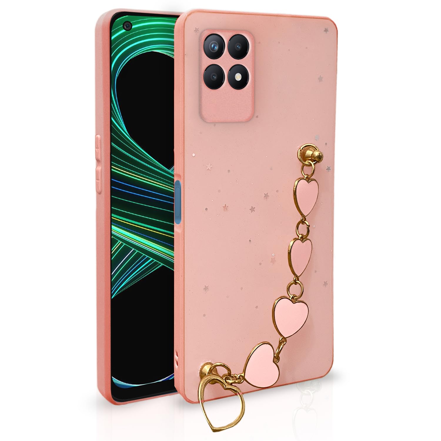 Pink back cover for Realme Narzo 50/8i 4G – Pikkme