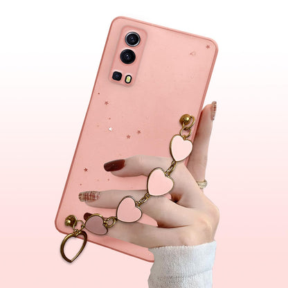 Pikkme iQOO Z3 5G Chain Back Cover (Pink)