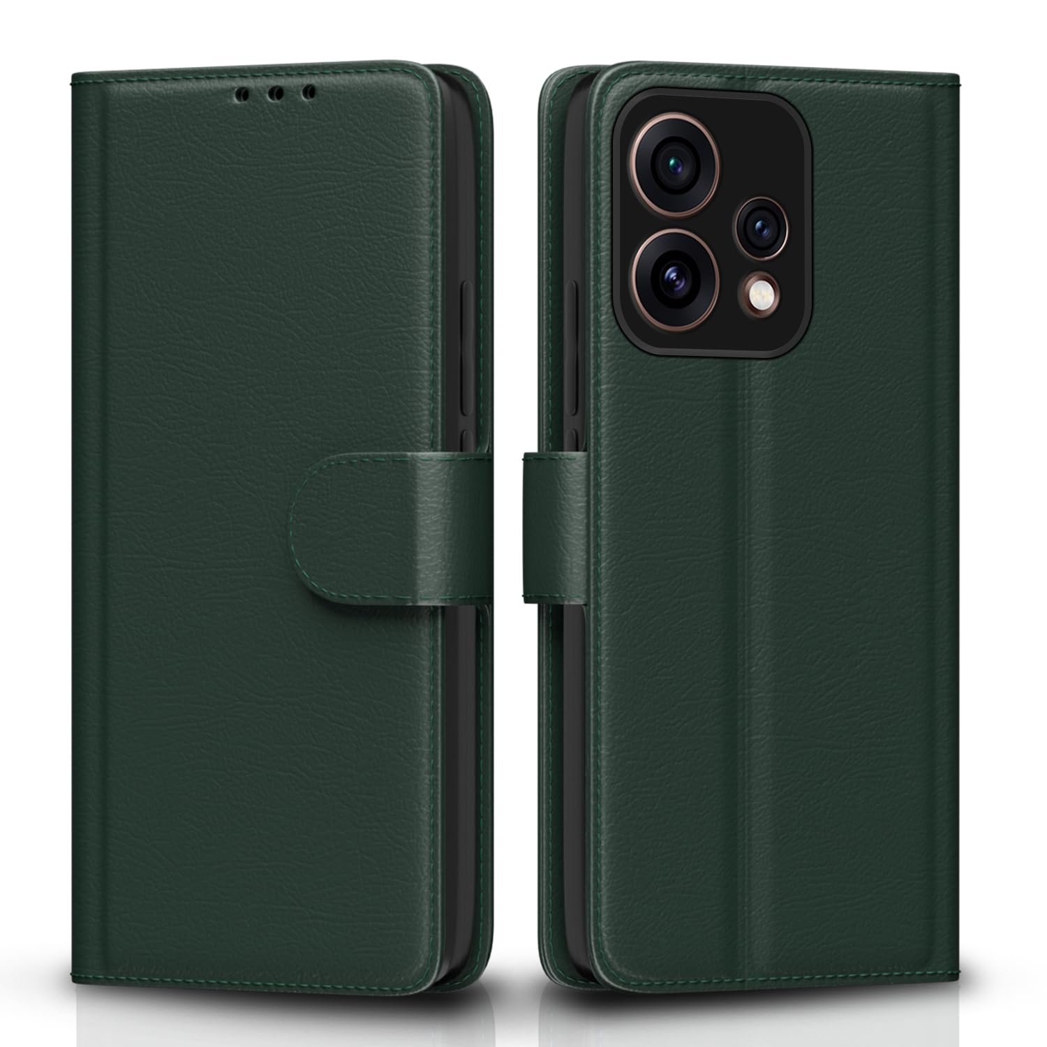 Pikkme Oppo Reno 15 5G green flip case