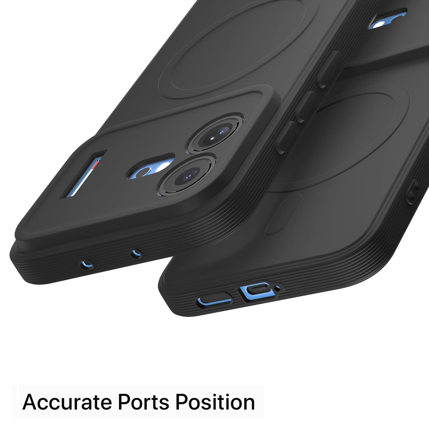 Pikkme Nothing Phone 4b 5G black mobile back cover – photo 4