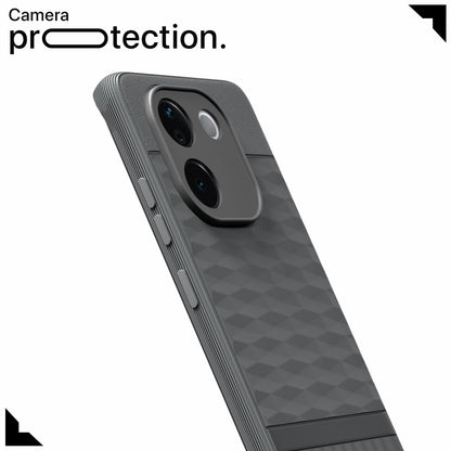 Pikkme Vivo T3 Pro 5G / iQOO Z9s Pro 5G Gencase Back Cover (Grey)