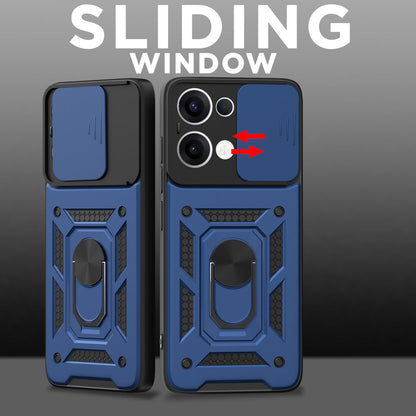 Pikkme blue D10 Camera Shield phone cover for Oppo Reno 13 5G – photo 2