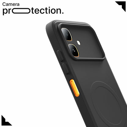 Black MagSafe mobile back cover for Infinix Smart 20 – Pikkme – photo 5