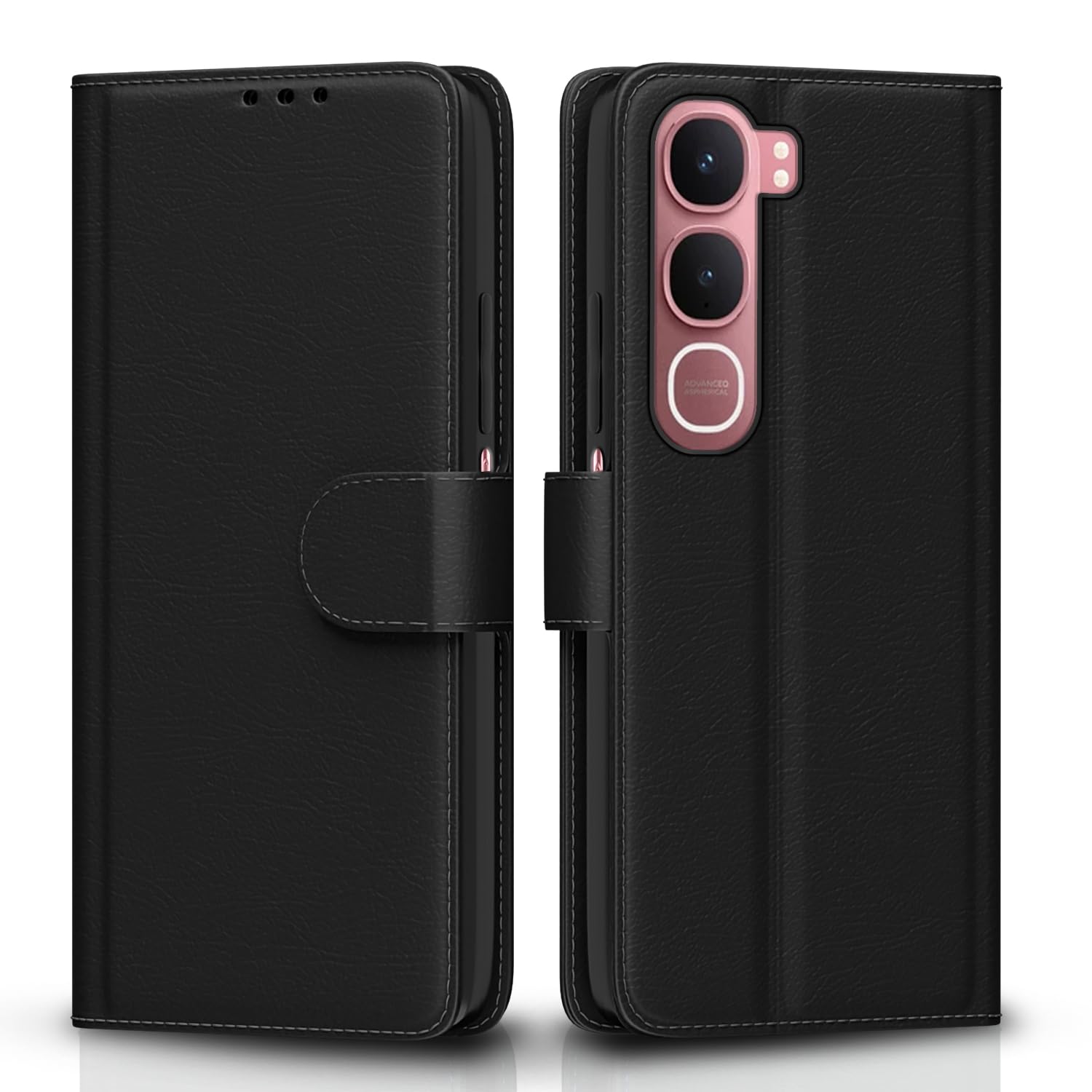 Pikkme Vivo Y31 5G Wallet black flip cover