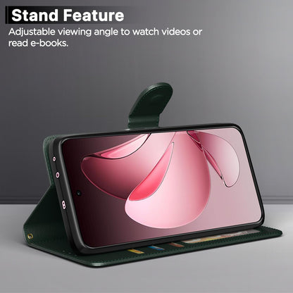 Green Wallet wallet flip cover for Oppo Reno 13 Pro 5G – Pikkme – photo 3