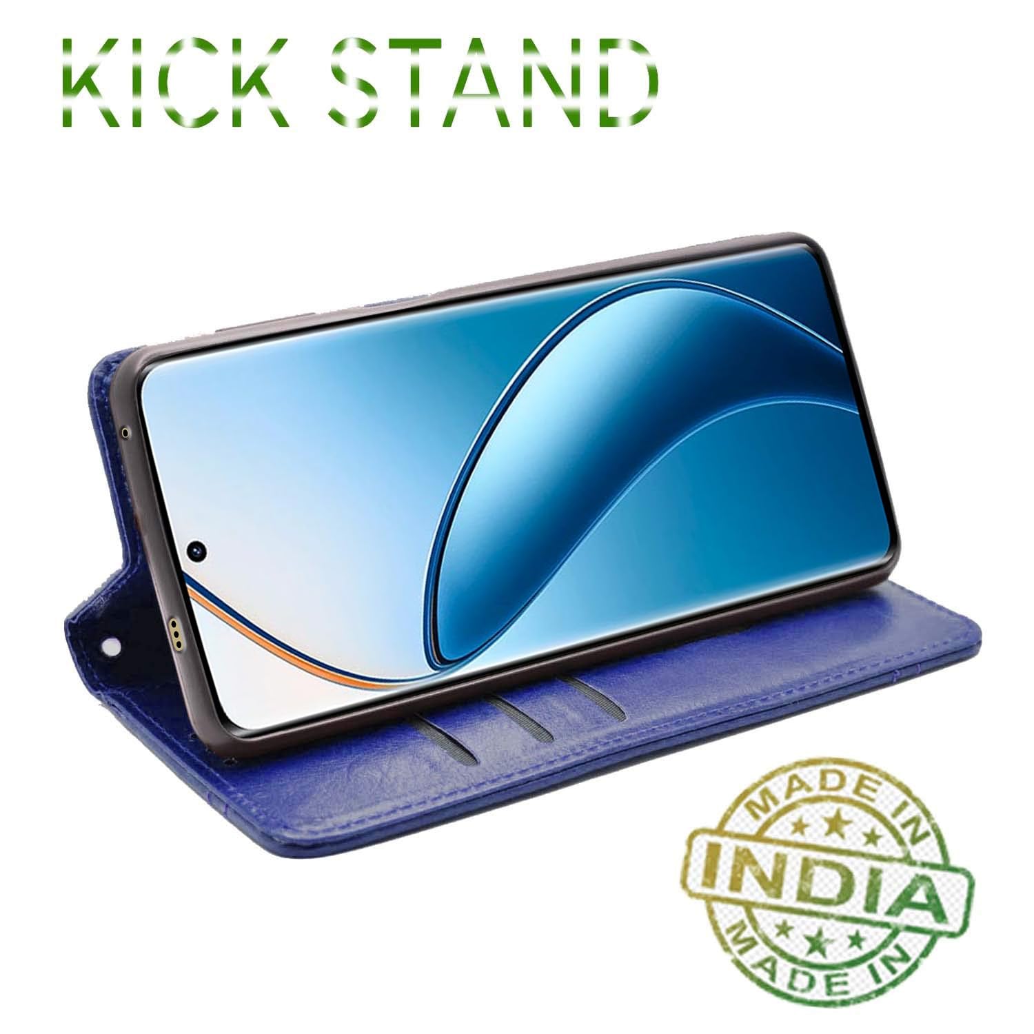 Pikkme blue Magnetic flip cover for Realme 12 Pro/12 Pro Plus 5G – photo 4