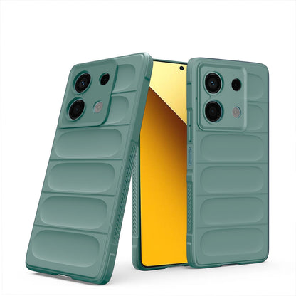 Pikkme Redmi Note 13 5G ZigZag Back Cover (Green)