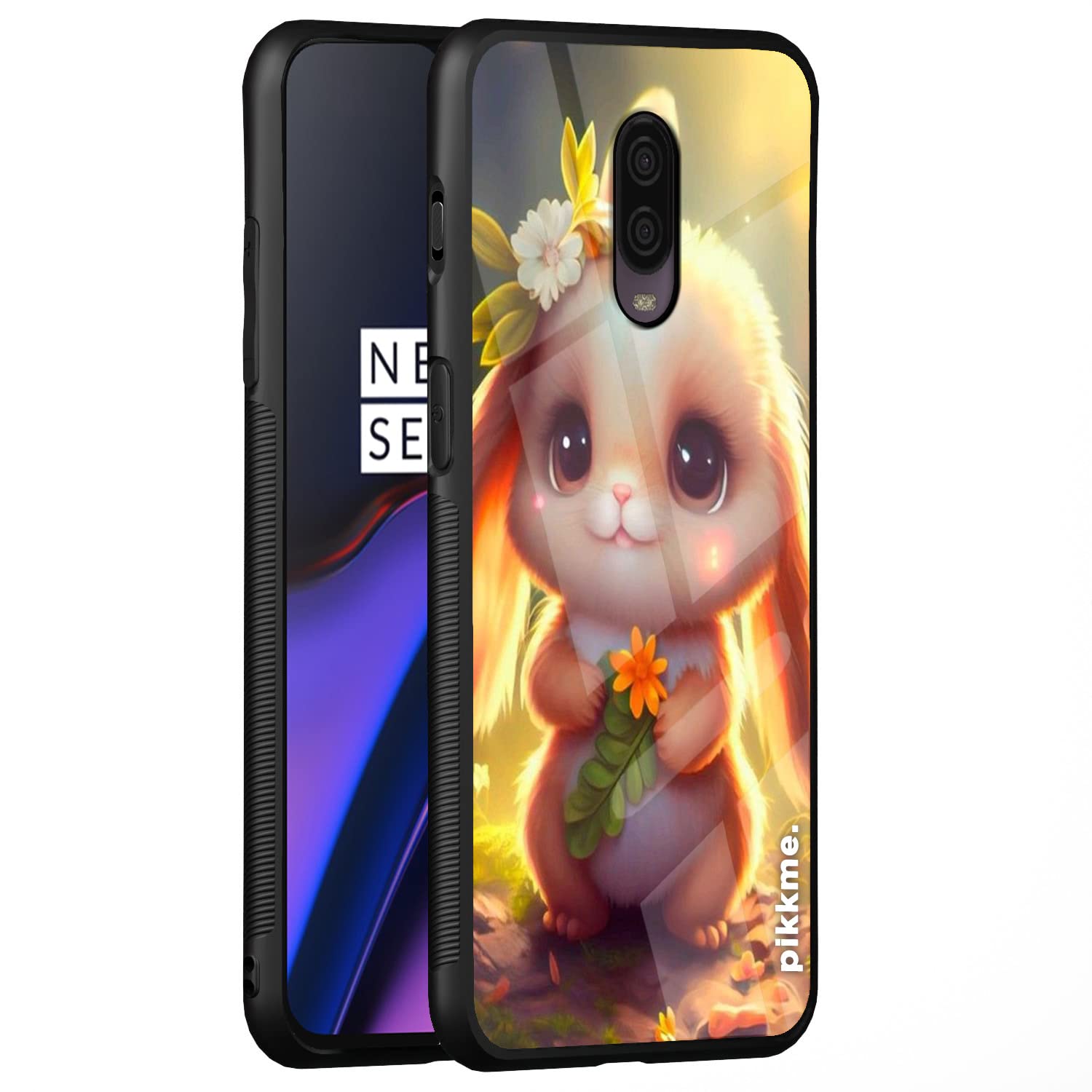 Pikkme Hybrid back cover for OnePlus 7
