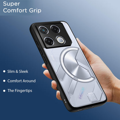Pikkme Infinix GT 20 Pro 5G Eagle 2 Shockproof Sleek Hybrid Armor Back cover (Black)