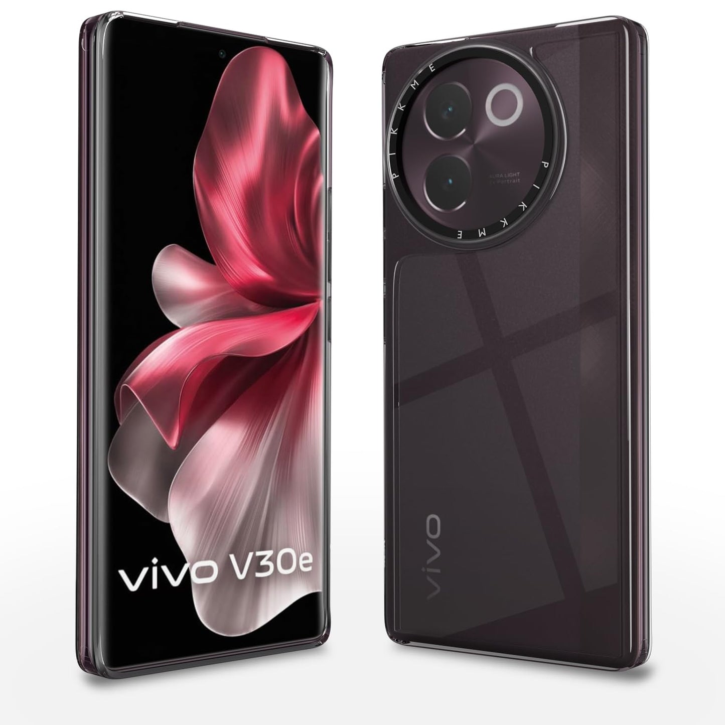 Pikkme Vivo V30e 5G Transring Back Cover (Black)