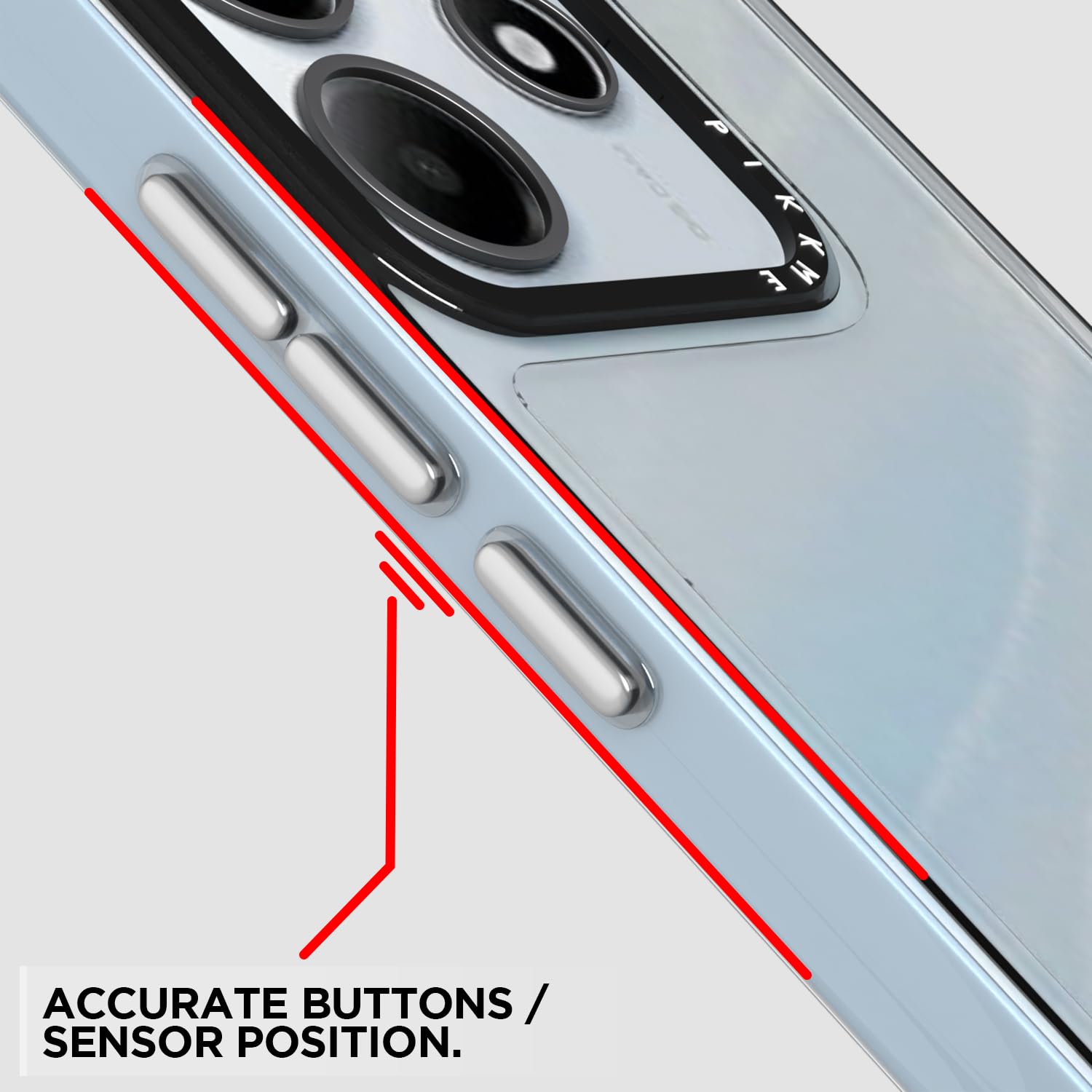 Pikkme Redmi Note 14 5G transparent phone cover – photo 4