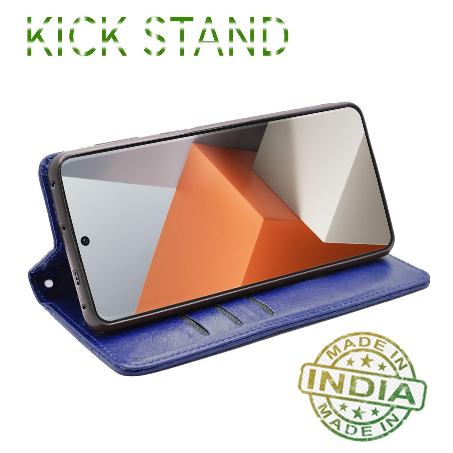 Blue mobile flip cover for Redmi Note 13 Pro Plus 5G – Pikkme – photo 4