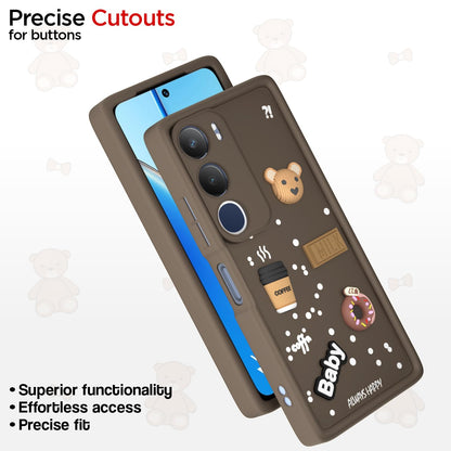 Brown Silicone mobile cover for Vivo Y29/Y19s 5G – Pikkme – photo 6