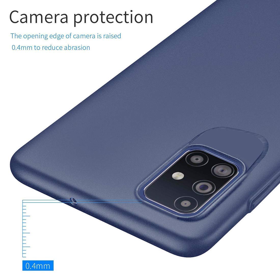 Samsung M31S phone cover in blue by Pikkme – photo 4
