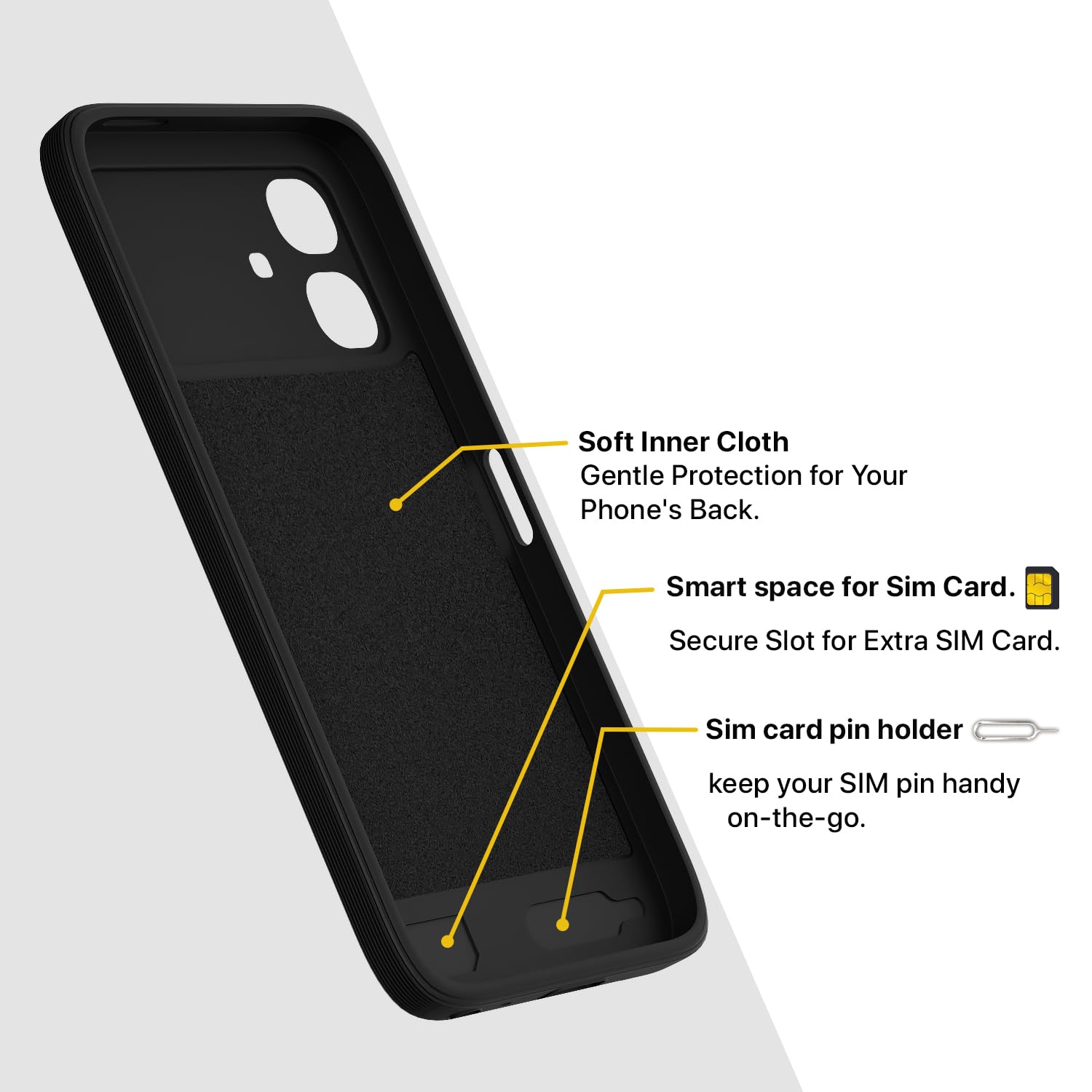 Infinix Smart 20 phone cover in black by Pikkme – photo 6