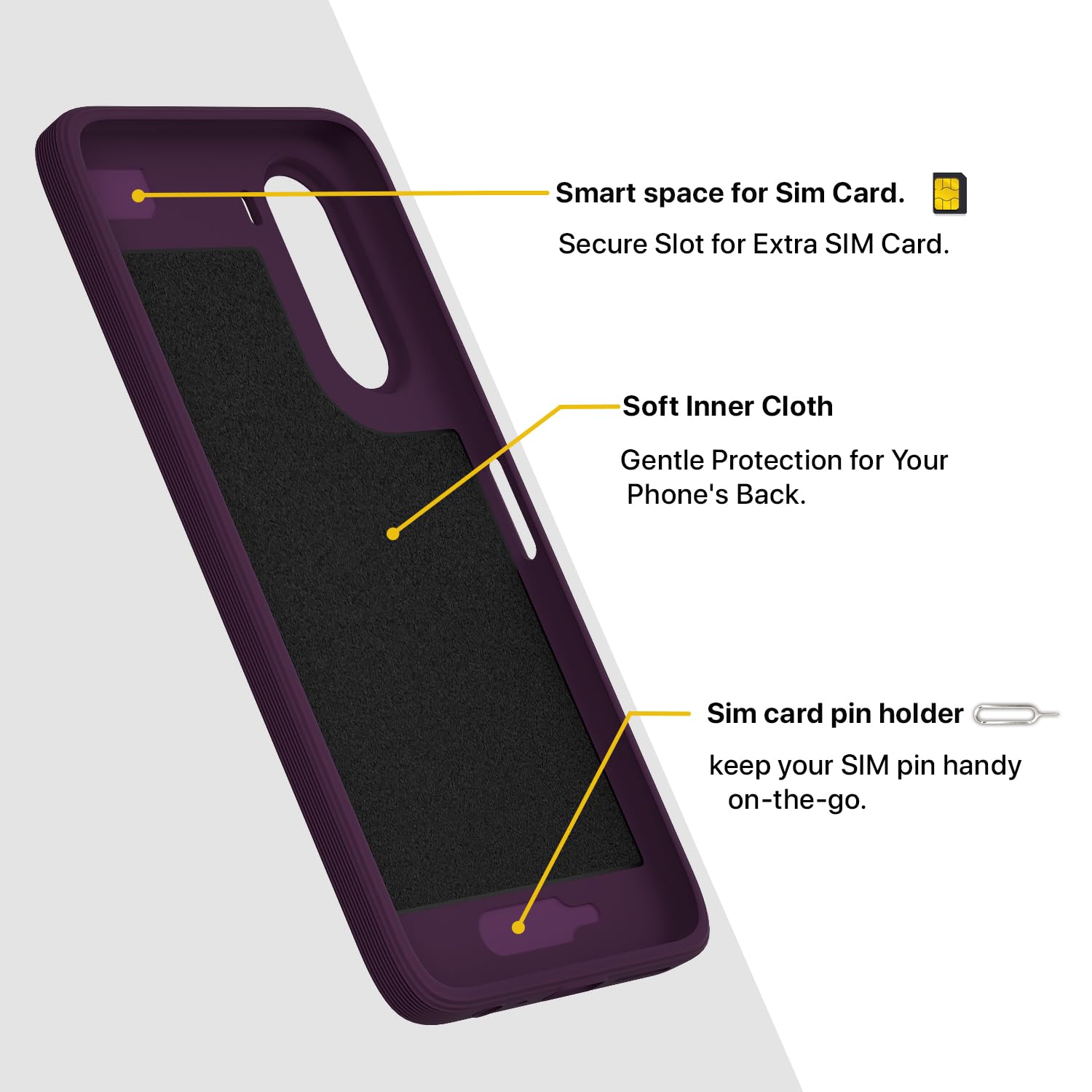 Pikkme purple MagSafe mobile back cover for Redmi A7 Pro/Poco C85x 5G – photo 6