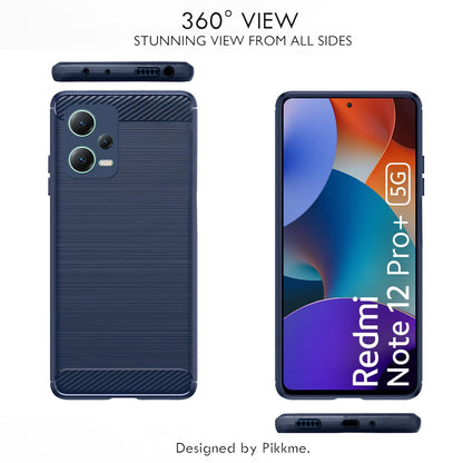 Pikkme Redmi Note 12 Pro Plus 5G blue mobile back cover – photo 3