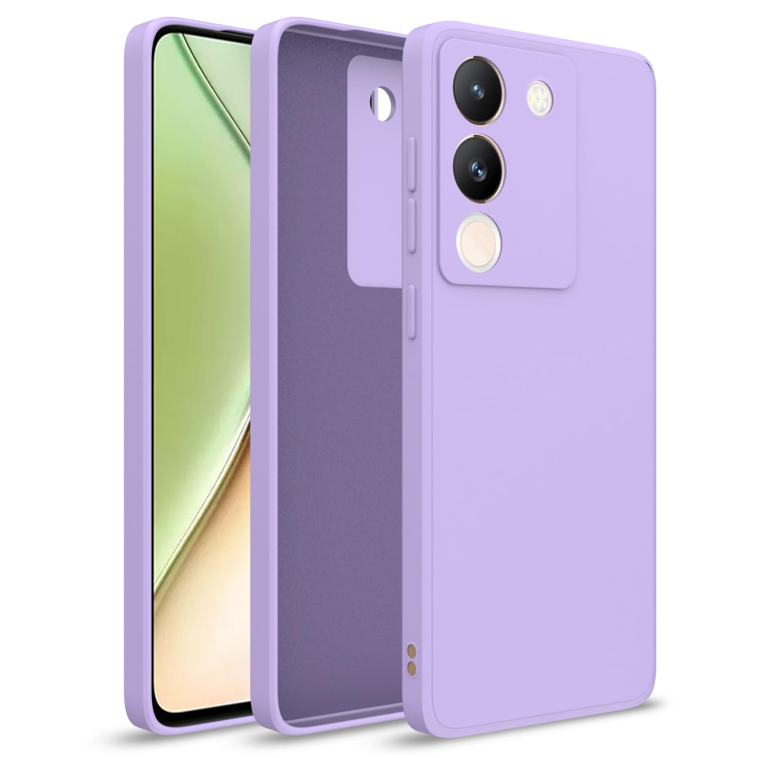 Vivo Y200 5G Matte mobile cover in purple by Pikkme
